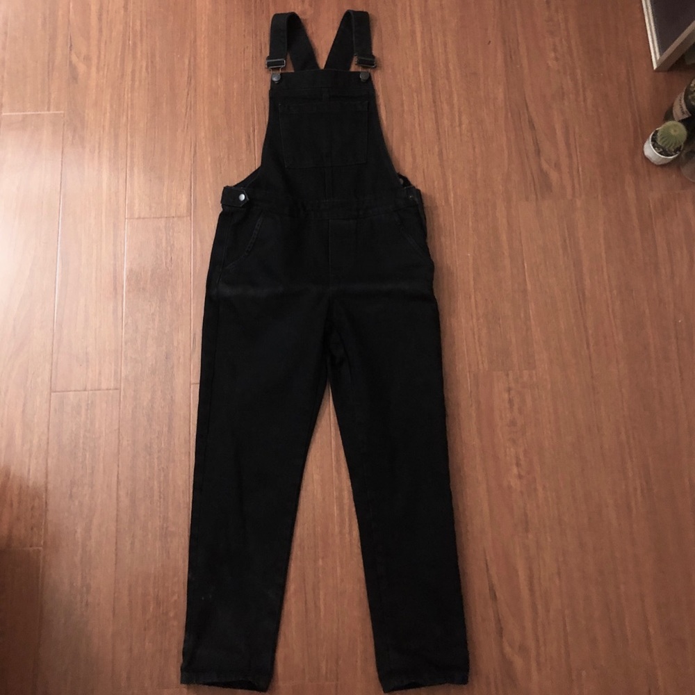 Topshop denim overalls